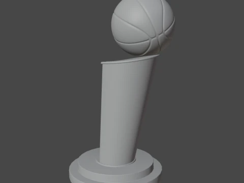 NBA 트로피 컵 3D 모델