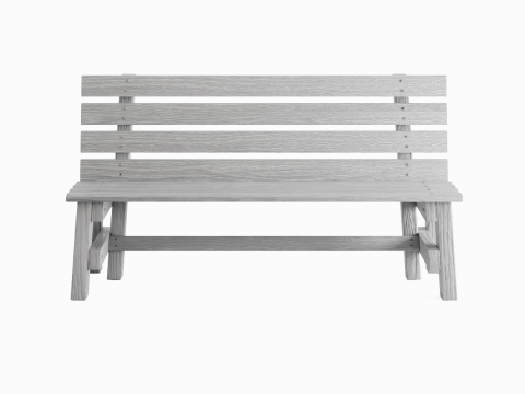 Wooden Outdoor Bench 02 3D-Modell