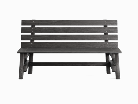 Wooden Outdoor Bench 05 3D-Modell