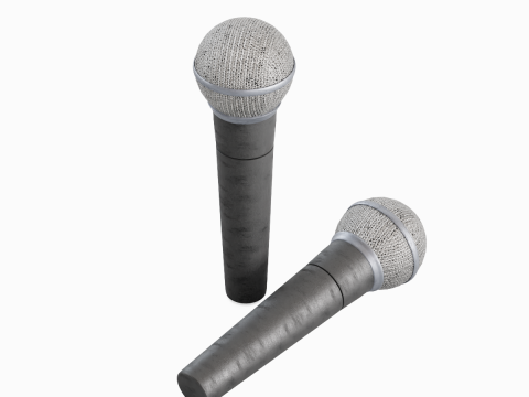 Microphone 01 Modello 3D