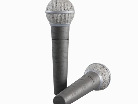 microfono 01 Modello 3D