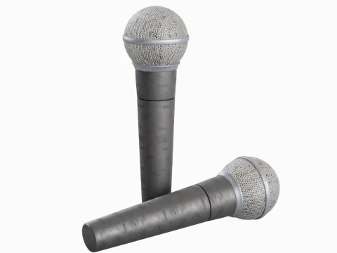 microfono 01 Modello 3D