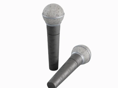 microfono 01 Modello 3D