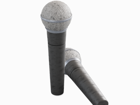 Microphone 01 3D-Modell