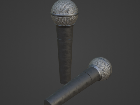 Microphone 01 3D-Modell
