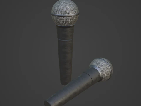 microfono 01 Modello 3D