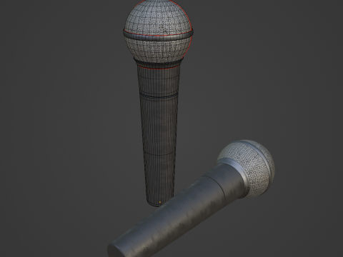 Microphone 01 3D-Modell