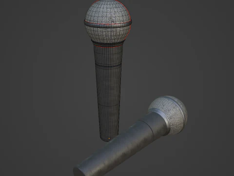 microfono 01 Modello 3D