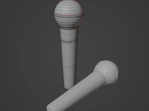 microfono 01 Modello 3D