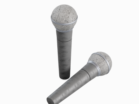 Microphone 02 Modello 3D