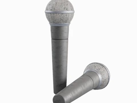 Microphone 02 3D Model