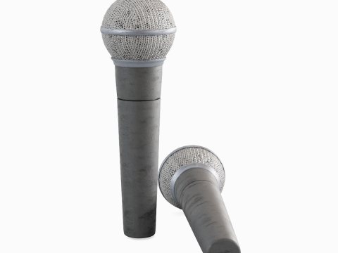 Microphone 02 Modelo 3D