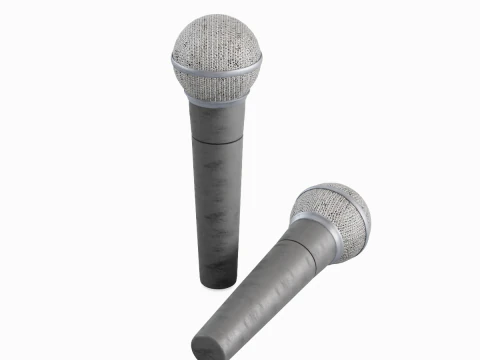 Microphone 02 3D Model