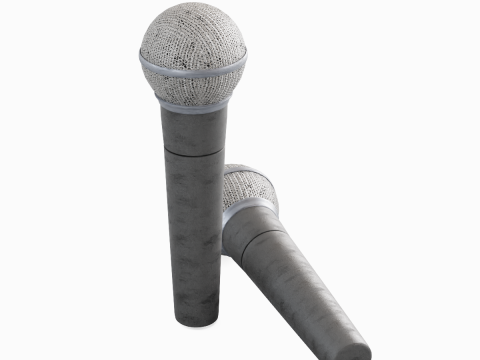 Microphone 02 Modelo 3D