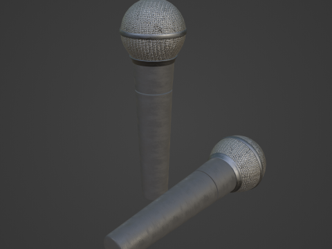 Microphone 02 Modelo 3D
