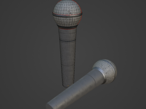 Microphone 02 Modelo 3D