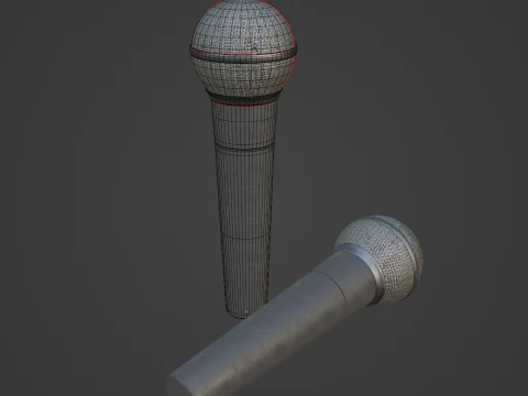 Microphone 02 3D Model