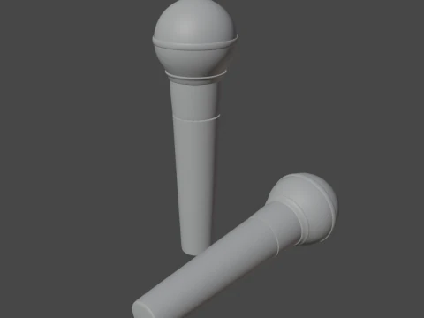 Microphone 02 3D Model