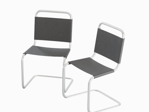 Simple Chair B 02 Modelo 3D