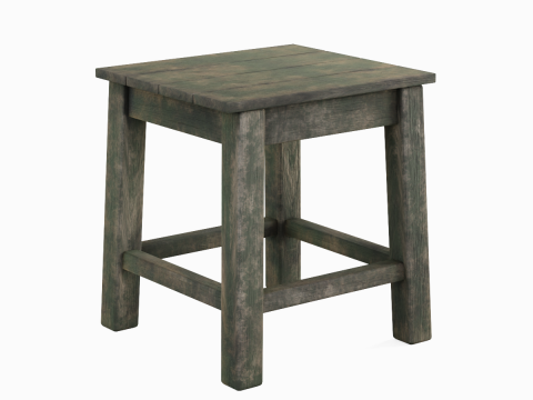 Old Wooden Tabouret 02 Modelo 3D