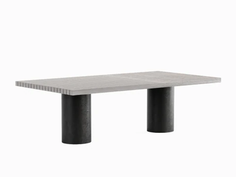 Dining Table 02 3D Model