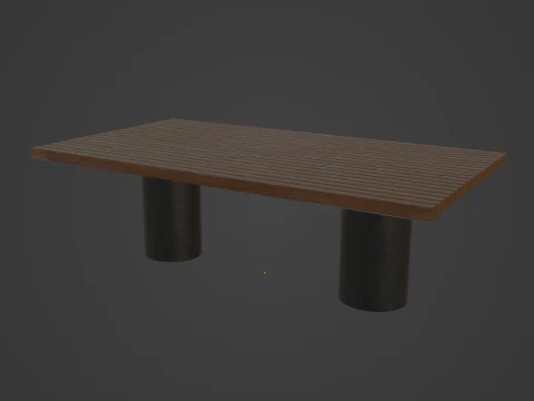 Dining Table 03 3D Model