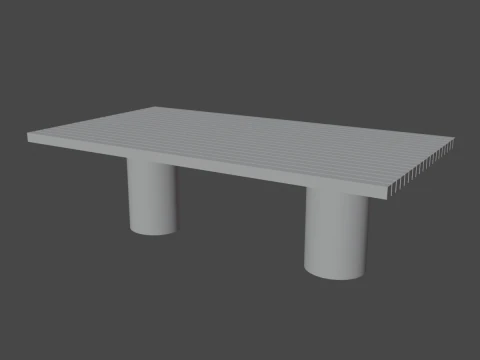 Dining Table 03 3D Model