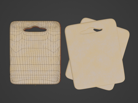 Cutting Board B 01 Modelo 3D