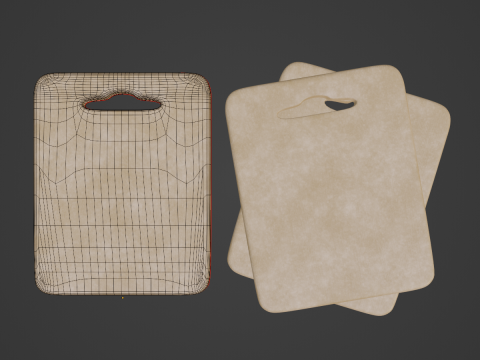 Cutting Board B 02 3Dモデル