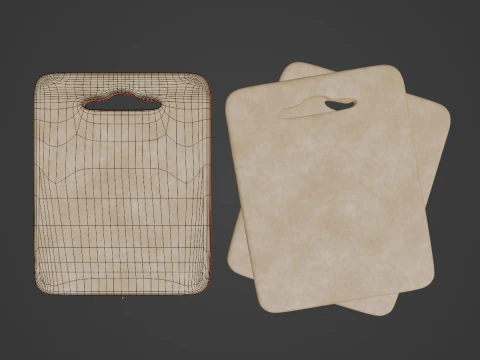 Cutting Board B 02 3D Model
