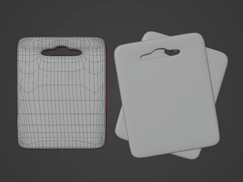 Cutting Board B 02 3D Model