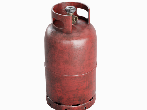 Dirty Gas Cylinder 01 3Dモデル