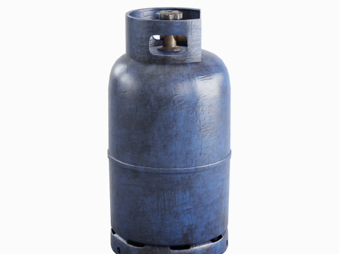 Dirty Gas Cylinder 02 Model 3D