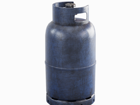Dirty Gas Cylinder 02 Model 3D