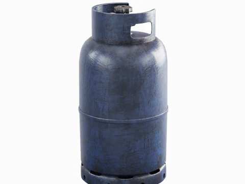 Cilindro de G&aacute;s Sujo 02 Modelo 3D