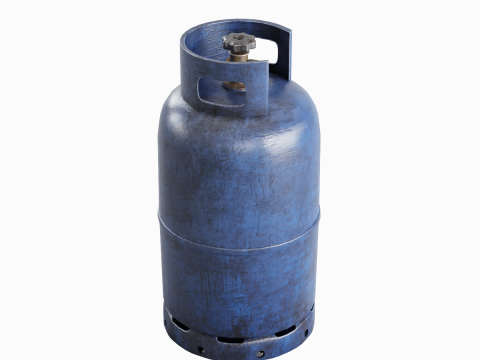 Dirty Gas Cylinder 02 Model 3D