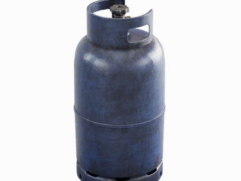 Dirty Gas Cylinder 02 Model 3D