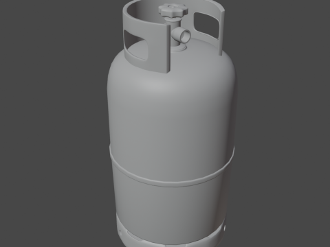 Dirty Gas Cylinder 02 Model 3D