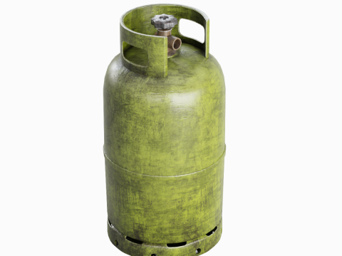 Dirty Gas Cylinder 03 3Dモデル