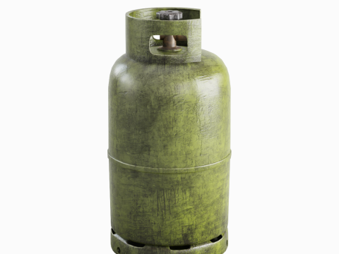 Dirty Gas Cylinder 03 Model 3D