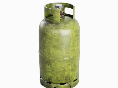 Dirty Gas Cylinder 03 Model 3D