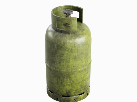 Dirty Gas Cylinder 03 Model 3D