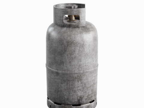 Dirty Gas Cylinder 04 3D Модель