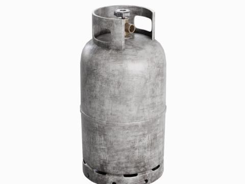 Dirty Gas Cylinder 04 3D Модель