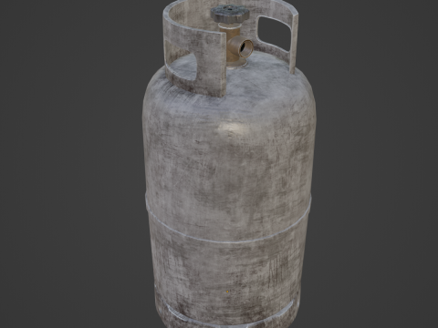 Dirty Gas Cylinder 04 3D Модель