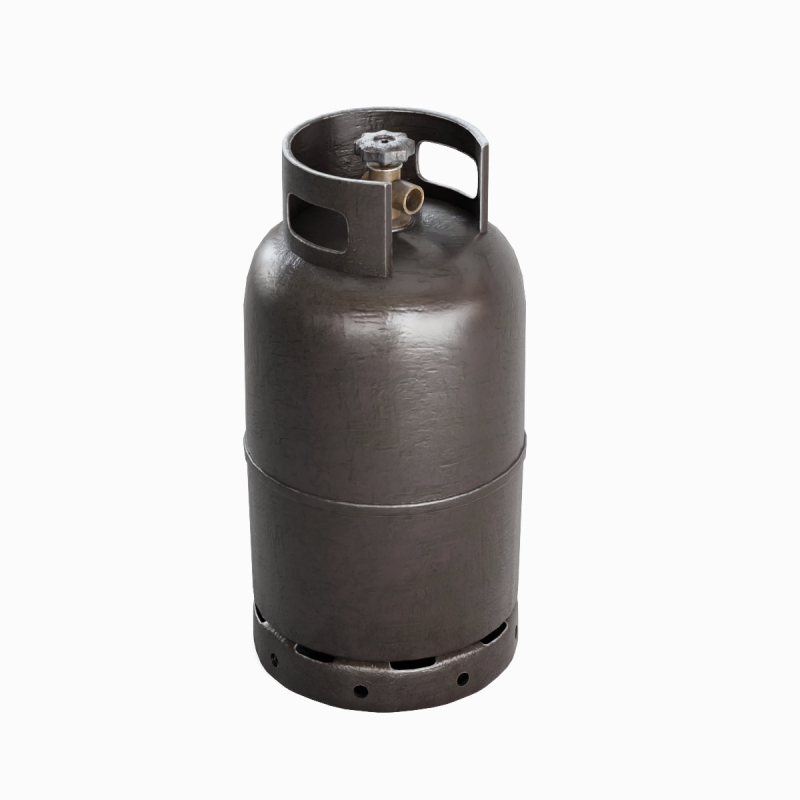 Dirty Gas Cylinder 05 3D Модель .c4d .max .obj .3ds .fbx .stl .blend 
