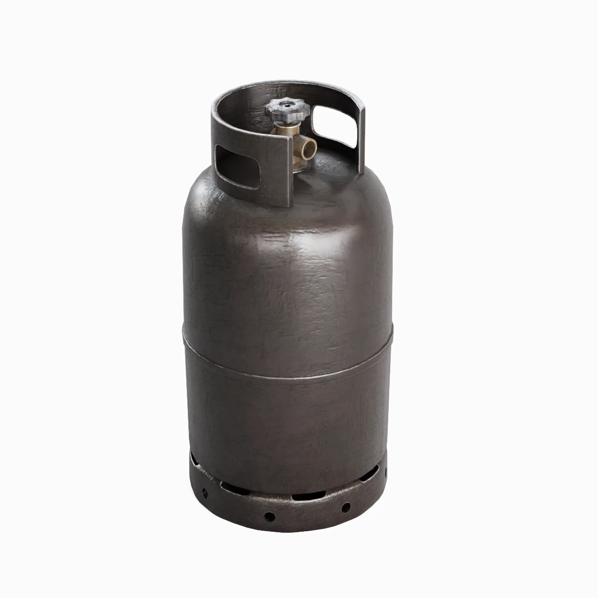 Dirty Gas Cylinder 05 3D Model .c4d .max .obj .3ds .fbx .stl .blend 