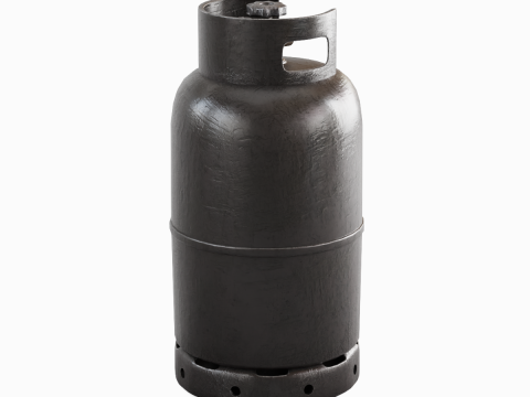 Dirty Gas Cylinder 05 3D Модель