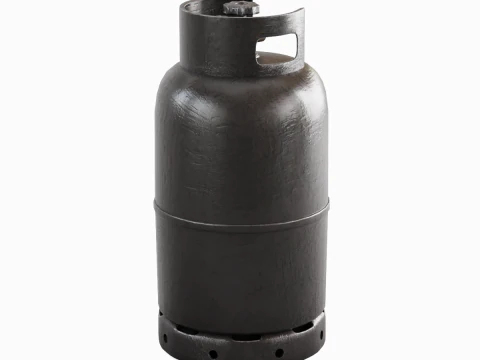 Dirty Gas Cylinder 05 3D Model