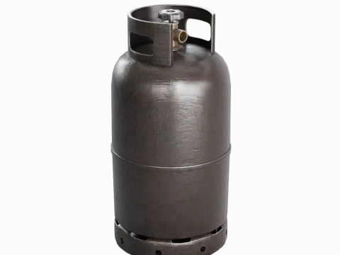 Dirty Gas Cylinder 05 3D Model